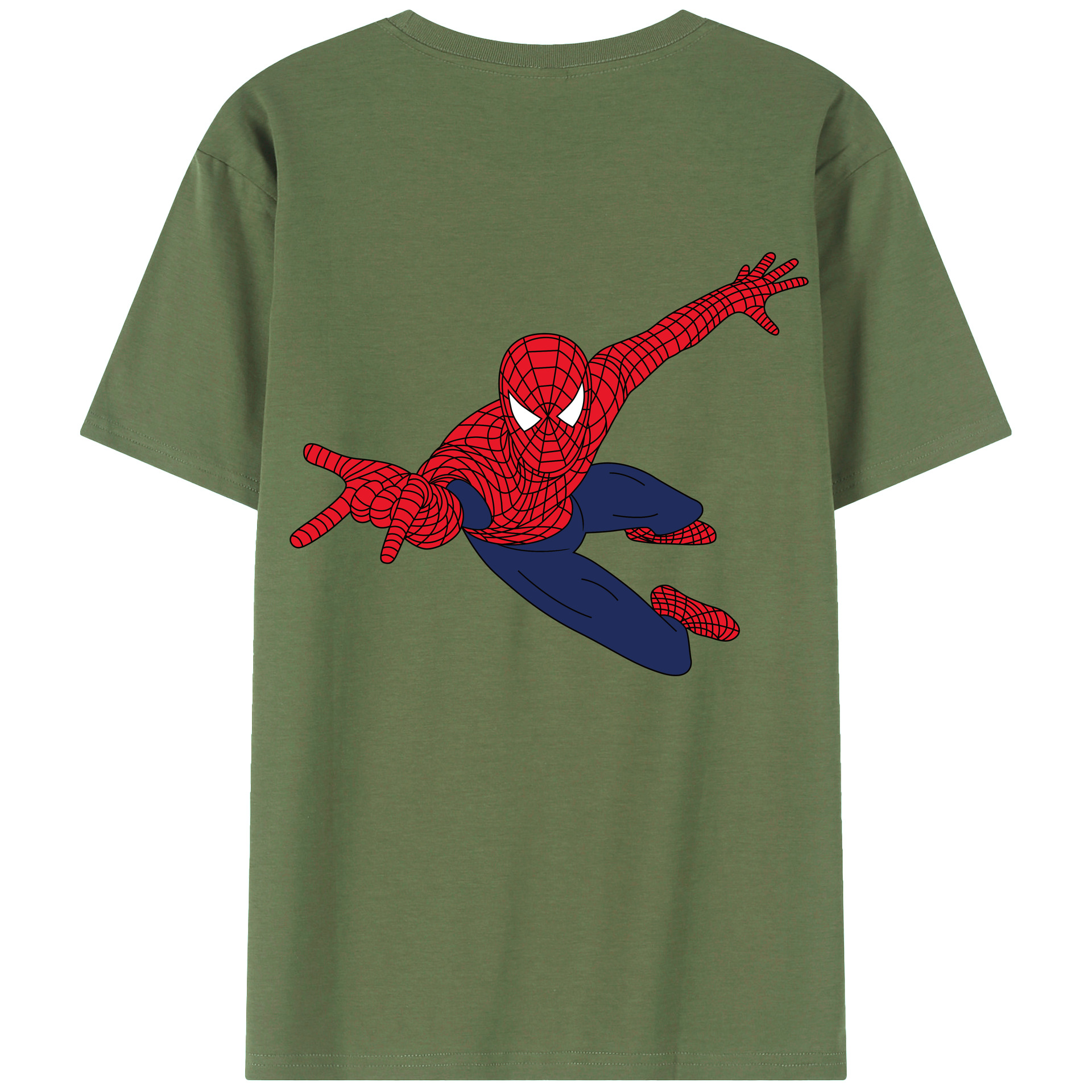 （画像用） アベンジャーズ The Avengers 綿100％ メンズ半袖Tシャツ（バックプリント） 通気性